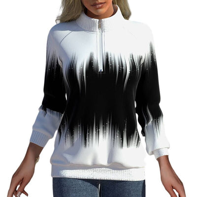 Izabella™ Zip-Collar Coziness Sweater - Nagaia
